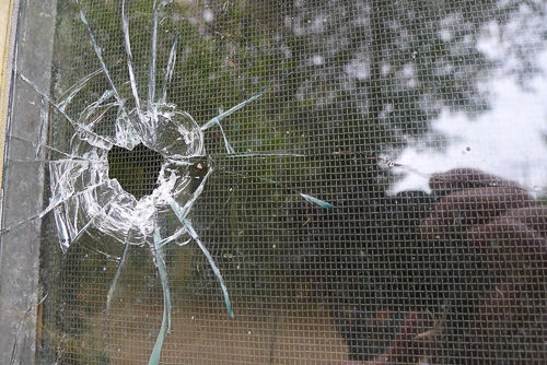 bullet hole in Vagabond